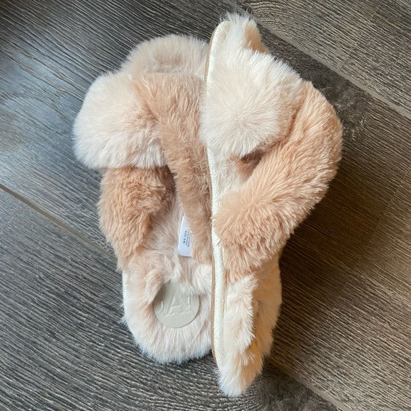 Anthropologie Lexi sandal-style faux fur slipper - Picture 3 of 6